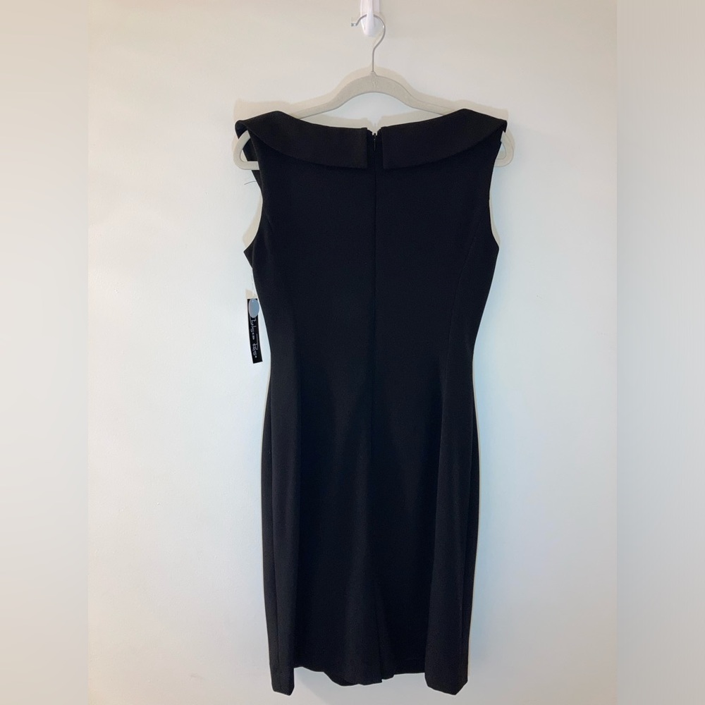 NEW Chelsea Rose Black Mid Length dress         ‎       Size 4 - Picture 3 of 6